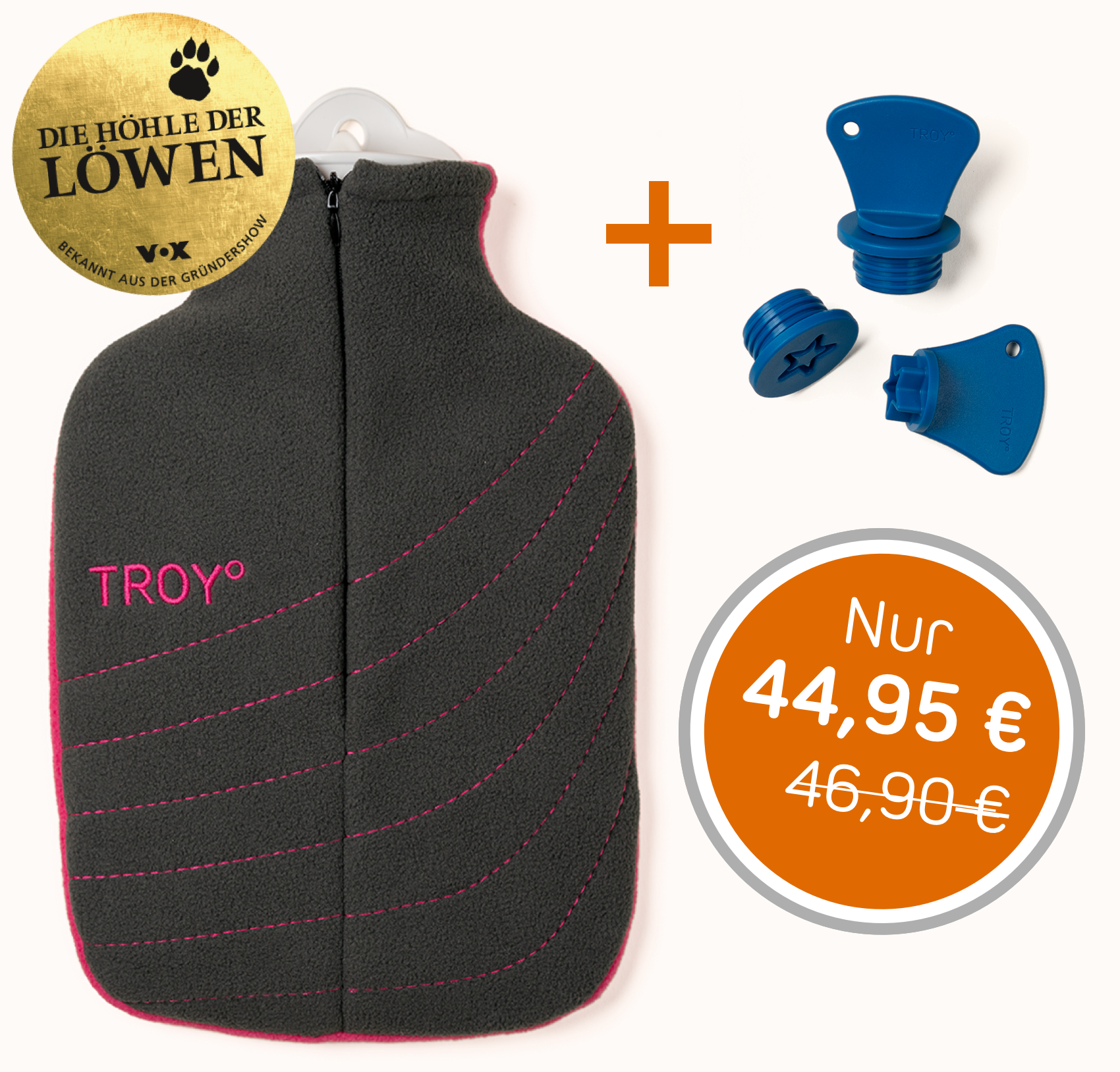 Wärmflasche neu gedacht: TROY° Premium Bundle 4% günstiger